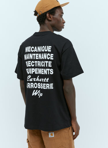 Mechanics T-Shirt Carhartt WIP Mechanics T-Shirt Black wip0155008