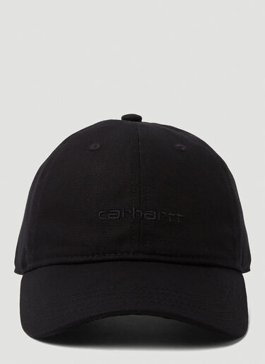 스크립트 베이스볼 캡 Carhartt WIP 스크립트 베이스볼 캡 블랙 wip0350010