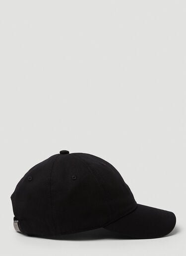 Carhartt WIP 스크립트 베이스볼 캡 블랙 wip0350010
