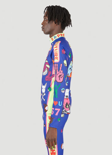 Cartoon Bike Top Walter Van Beirendonck Cartoon Bike Top Blue wlt0146010