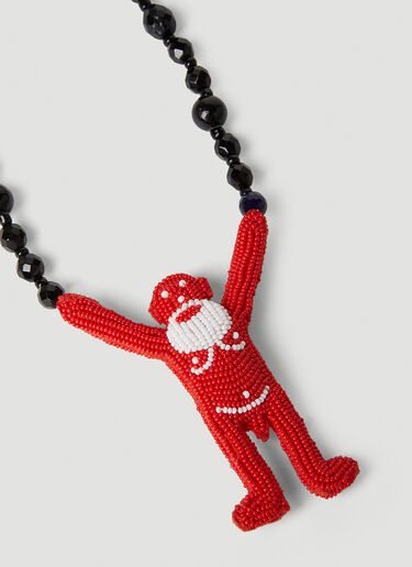 Walter Van Beirendonck 월터 비즈 롱 네크리스 블랙 wlt0152043