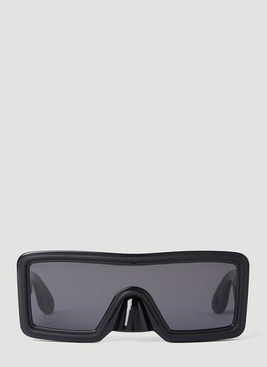 Walter Van Beirendonck x Komono Alien Wide Sunglasses Black wlt0152048