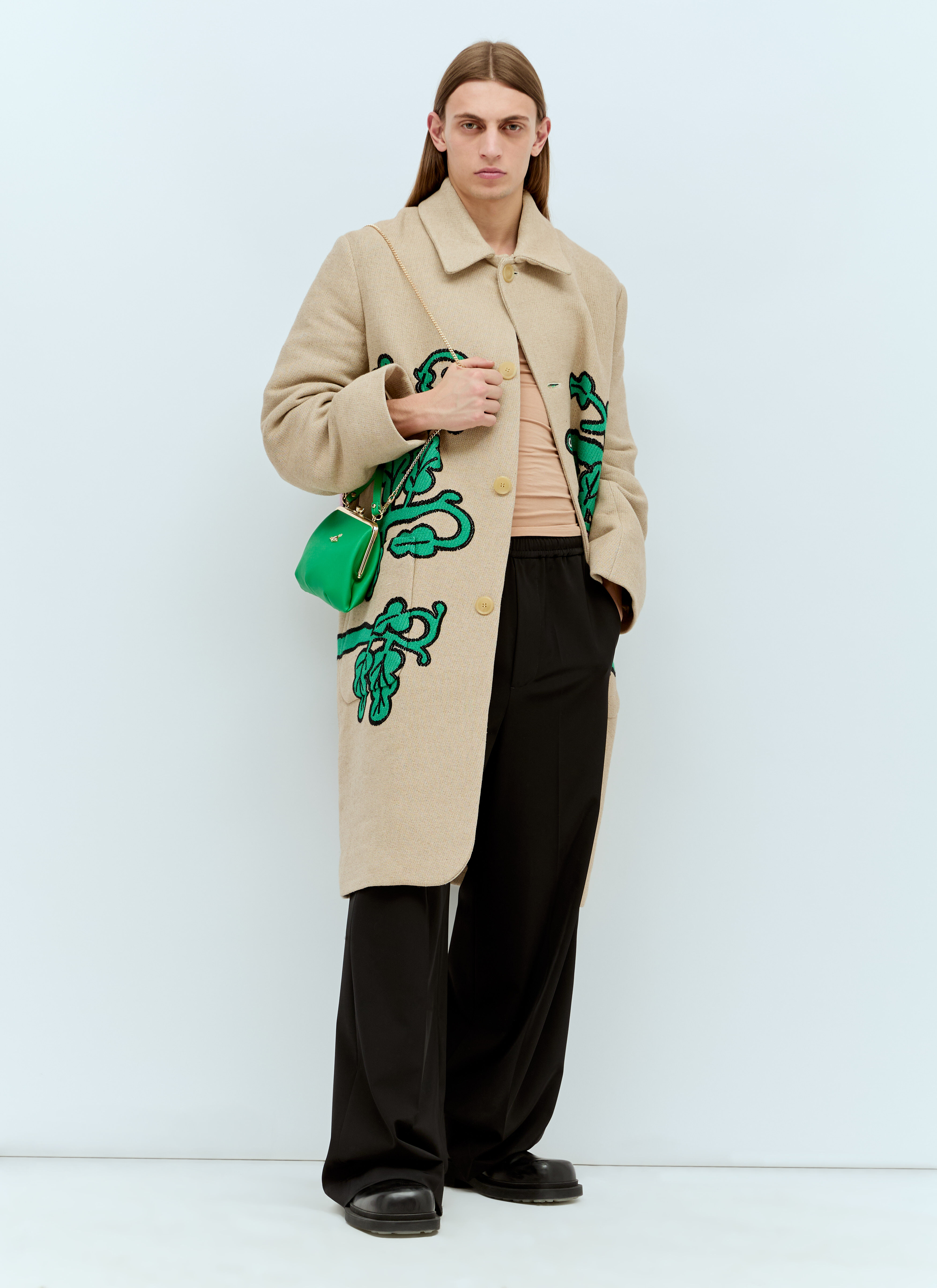 Walter Van Beirendonck Men's' Khiva Coat in Beige | LN-CC®