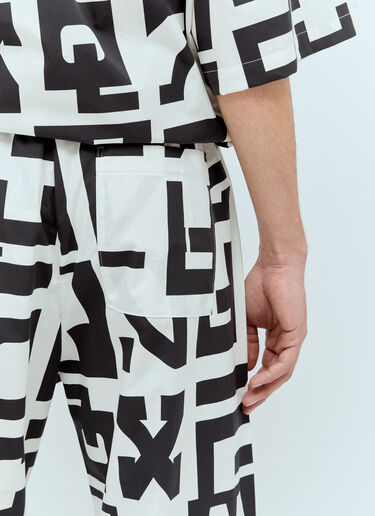 Walter Van Beirendonck スターパンツ ホワイト wlt0156003