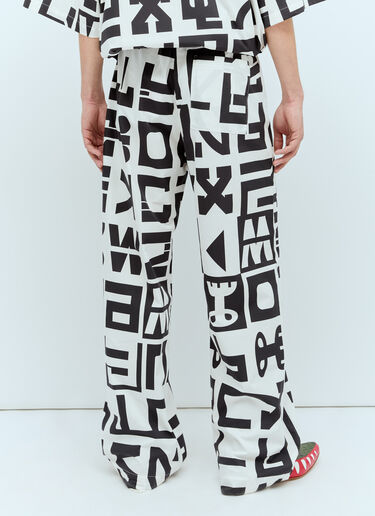 Walter Van Beirendonck スターパンツ ホワイト wlt0156003