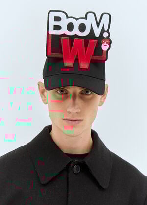 Walter Van Beirendonck Boom W Baseball Cap Black wlt0158019