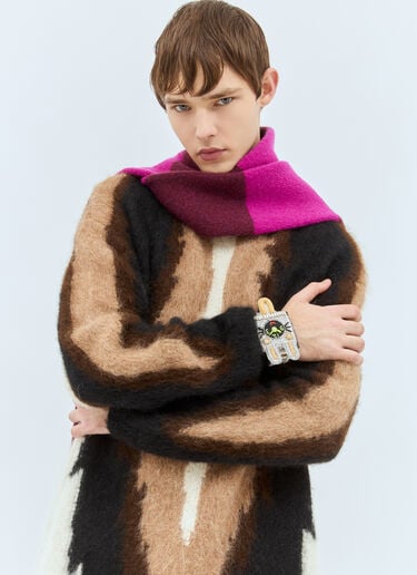 Crazy Bunny Beaded Bracelet Walter Van Beirendonck Crazy Bunny Beaded Bracelet Silver wlt0158026