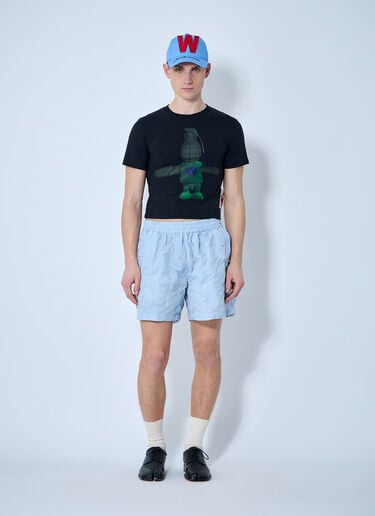 퀼팅 쇼츠 Walter Van Beirendonck 퀼팅 쇼츠 라이트 블루 wlt0160002