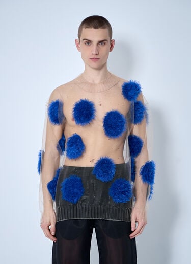 Flying Dots Sweater Walter Van Beirendonck Flying Dots Sweater Blue wlt0160005