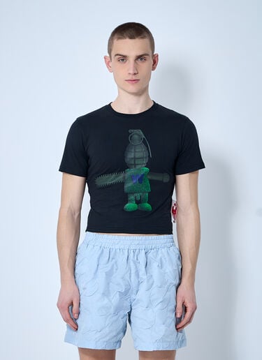 Toyterror Micro T-Shirt Walter Van Beirendonck Toyterror Micro T-Shirt Black wlt0160011