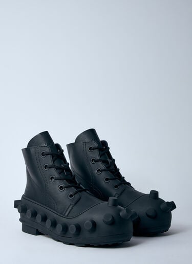 Walter Van Beirendonck Boom 皮靴  黑色 wlt0160013