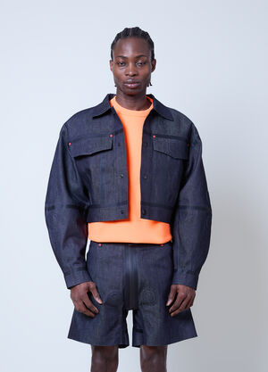 Walter Van Beirendonck x G-STAR Embossed Denim Jacket Blue wlt0160025