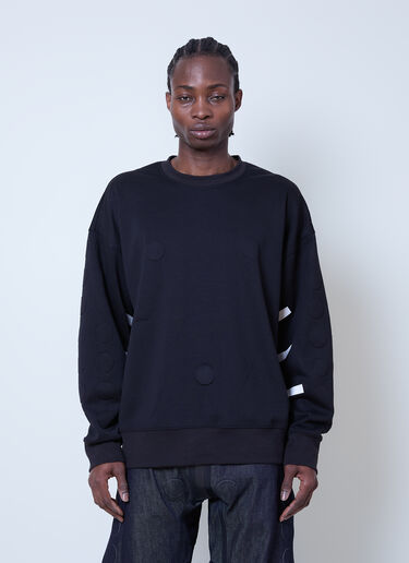Walter Van Beirendonck x G-STAR テキストプリント スウェットシャツ  ブラック wlt0160027