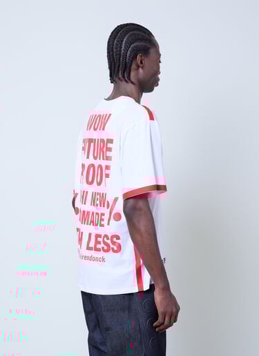 ロゴモチーフTシャツ Walter Van Beirendonck x G-STAR ロゴモチーフTシャツ ホワイト wlt0160029