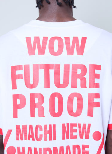 Walter Van Beirendonck x G-STAR ロゴモチーフTシャツ  ホワイト wlt0160029
