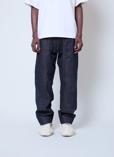 Embossed Denim Jeans Walter Van Beirendonck x G-STAR Embossed Denim Jeans Blue wlt0160031