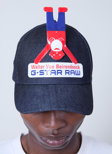 Logo Motif Baseball Cap Walter Van Beirendonck x G-STAR Logo Motif Baseball Cap Black wlt0160033