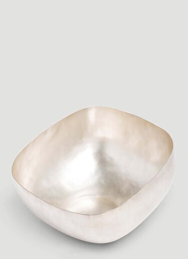Medium Square Bash Vessel Tom Dixon Medium Square Bash Vessel Silver wps0638030