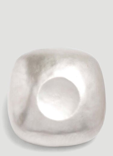 Medium Square Bash Vessel Tom Dixon Medium Square Bash Vessel Silver wps0638030