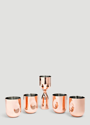 Tom Dixon Plum Shot Glasses Set Pink wps0638128