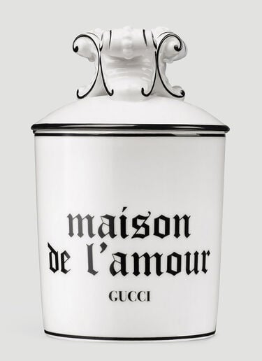 Gucci XL Maison De L'Amour Candle Black wps0638406
