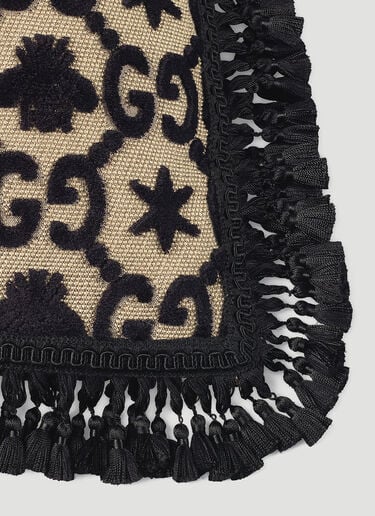 GG Square Jacquard Cushion Gucci GG Square Jacquard Cushion Black wps0638418