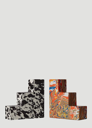 Tom Dixon Swirl Stepped Bookends Orange wps0638499