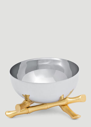 L'Objet Small Bambou Bowl Silver wps0639512