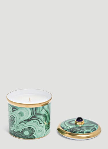 L'Objet Malachite Candle Container Green wps0642300