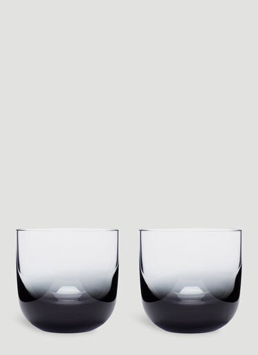 Set of Two Tank Whiskey Glasses Tom Dixon Set of Two Tank Whiskey Glasses White wps0644104