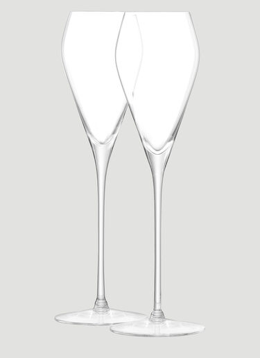 Set of Two Prosecco Glass LSA International Set of Two Prosecco Glass Transparent wps0644327
