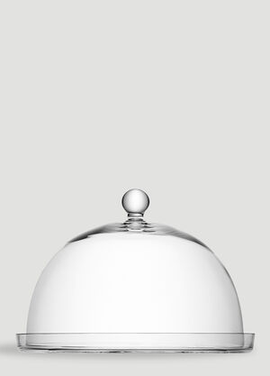 LSA International Vienna Plate and Dome Transparent wps0644384