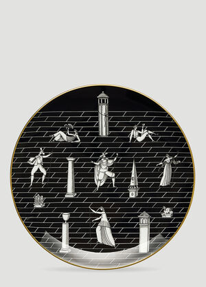 Ginori 1735 Passeggiata Archeologica Plate Black wps0644414