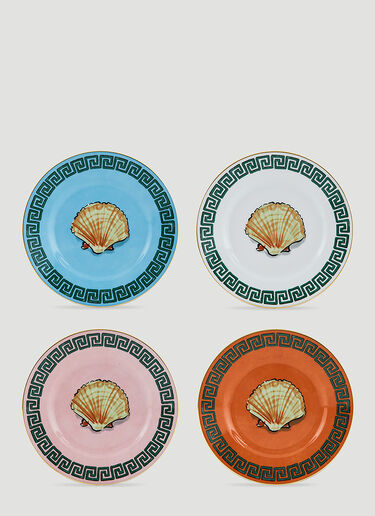 Ginori 1735 Set of Four Il Viaggio di Nettuno Bread Plate Multicolour wps0644421