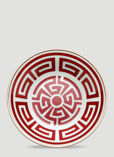 Set of Two Labirinto Coffee Saucer Ginori 1735 Set of Two Labirinto Coffee Saucer Red wps0644446
