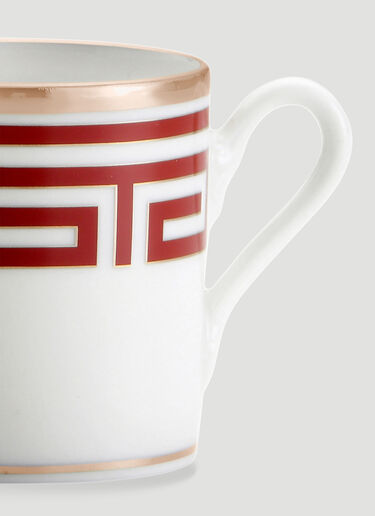 Set of Two Labirinto Coffee Cup Ginori 1735 Set of Two Labirinto Coffee Cup Red wps0644452