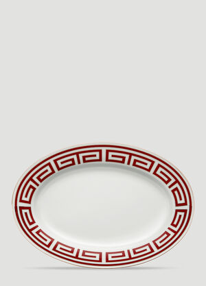 Ginori 1735 Labirinto Oval Platter Red wps0644458