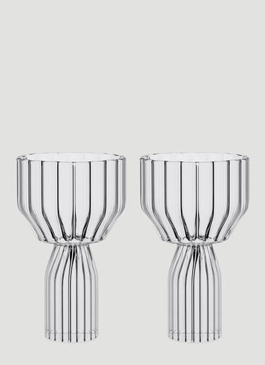 Set of Two Margot Water Goblets Fferrone Design Set of Two Margot Water Goblets Transparent wps0644561