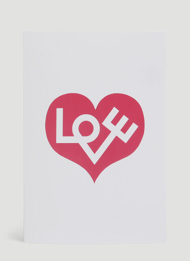 Love Heart Greeting Card Vitra Love Heart Greeting Card Red wps0644760