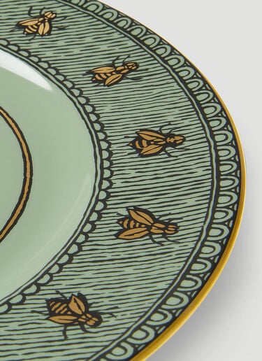 Set of Two Bee Charger Plate Gucci Set of Two Bee Charger Plate Green wps0670015