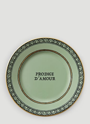 Gucci Set of Two Prodige d'Amour Bread Plate Green wps0670017