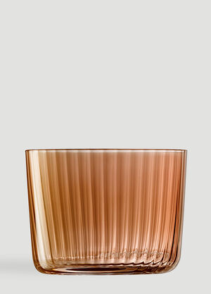 LSA International Set of Four Gems Tealight Holders Orange wps0670034