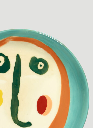 Set of Four Feast Face 2 Extra Small Plates Serax Set of Four Feast Face 2 Extra Small Plates Blue wps0670085
