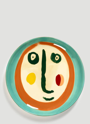 Set of Two Feast Face 2 Small Plate Serax Set of Two Feast Face 2 Small Plate Blue wps0670086