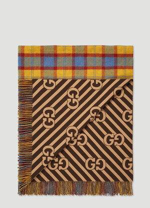 Gucci GG Tartan Blanket Yellow wps0670144