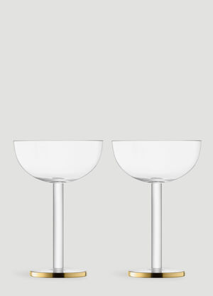 LSA International Set of Two Luca Coupe Glasses Gold wps0670208
