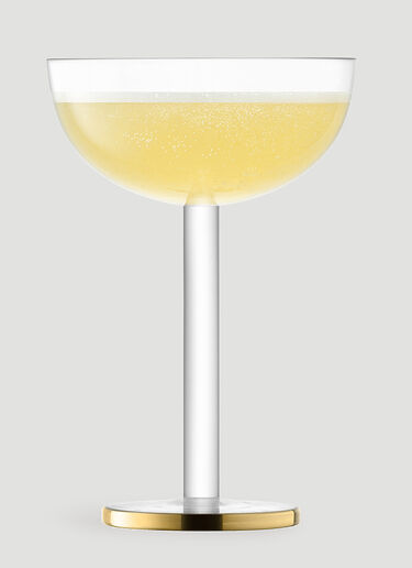 Set of Two Luca Coupe Glasses LSA International Set of Two Luca Coupe Glasses Gold wps0670208