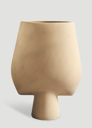 101 Copenhagen Sphere Square Big Vase Beige wps0670330