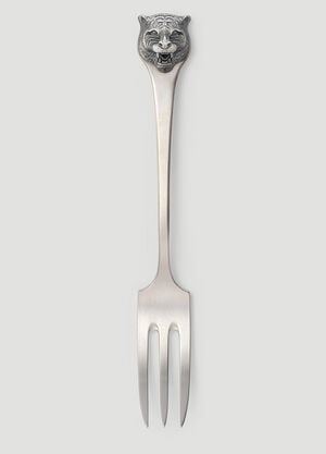 Gucci Set of Two Tiger Dessert Forks Silver wps0680038