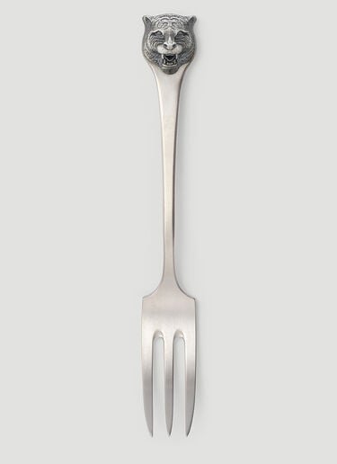 Set of Two Tiger Dessert Forks Gucci Set of Two Tiger Dessert Forks Silver wps0680038